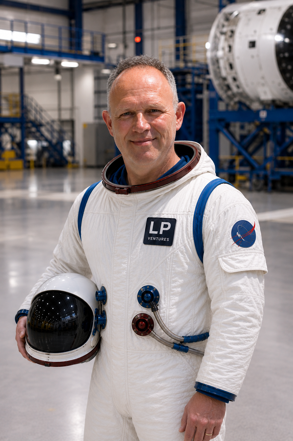 Marco in flight suit